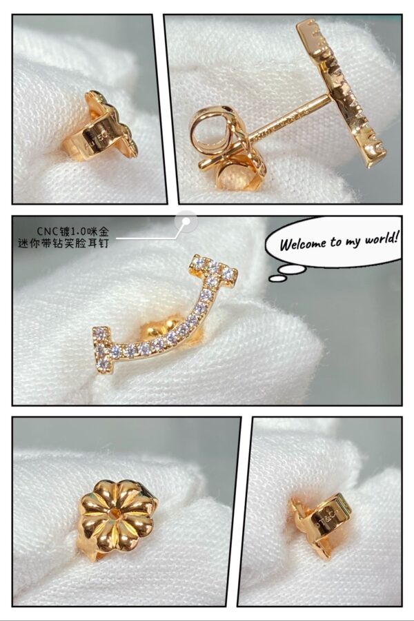 Toxse T Smile Diamonds Earrings - Image 5