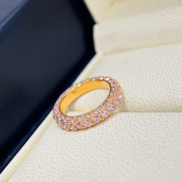 Toxse T Pink Crystal Ring - Image 7