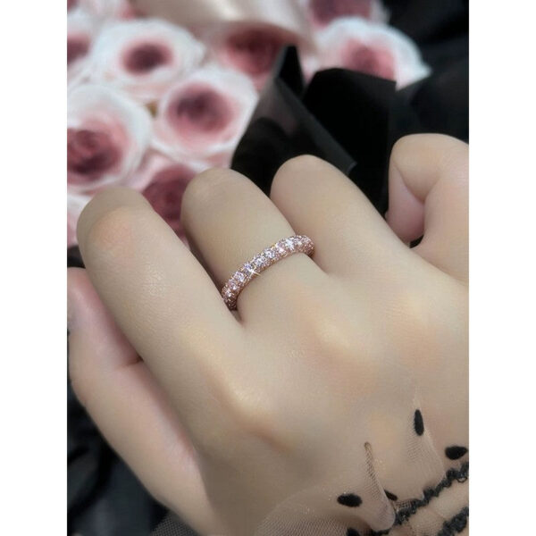 Toxse T Pink Crystal Ring - Image 2