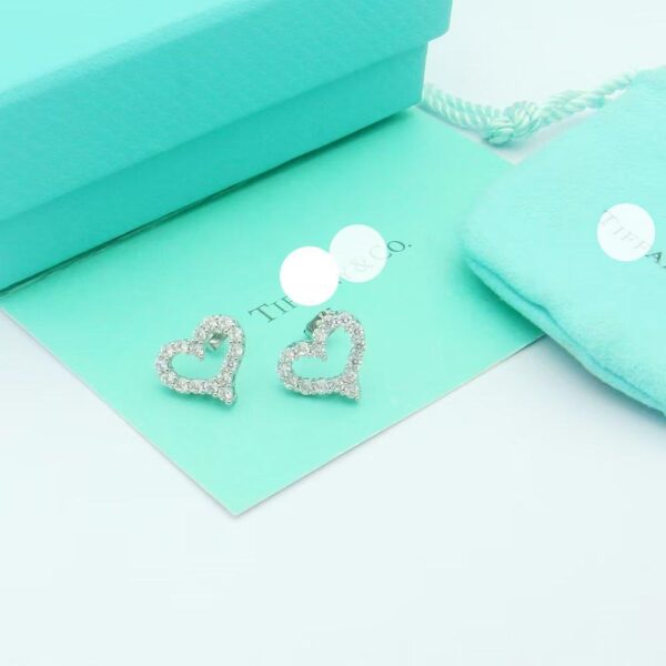 Toxse Heart Diamonds Earrings - Image 2