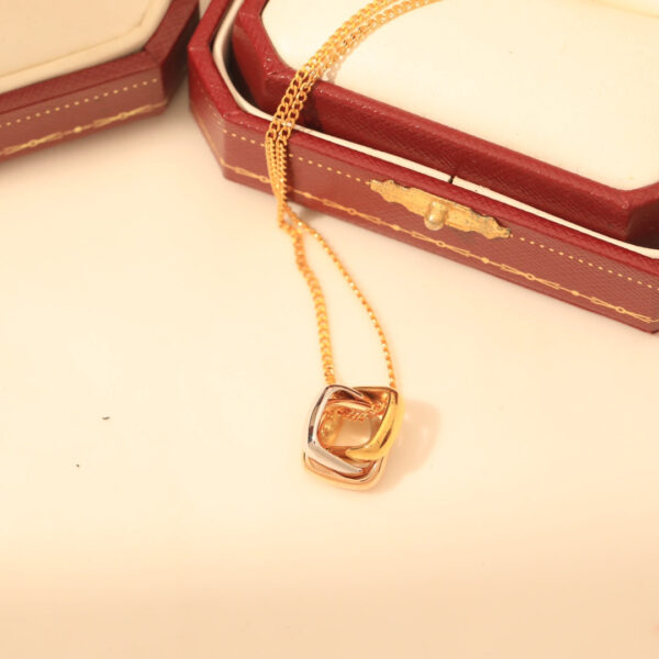 Toxse Trinity Cushion Necklace - Image 7