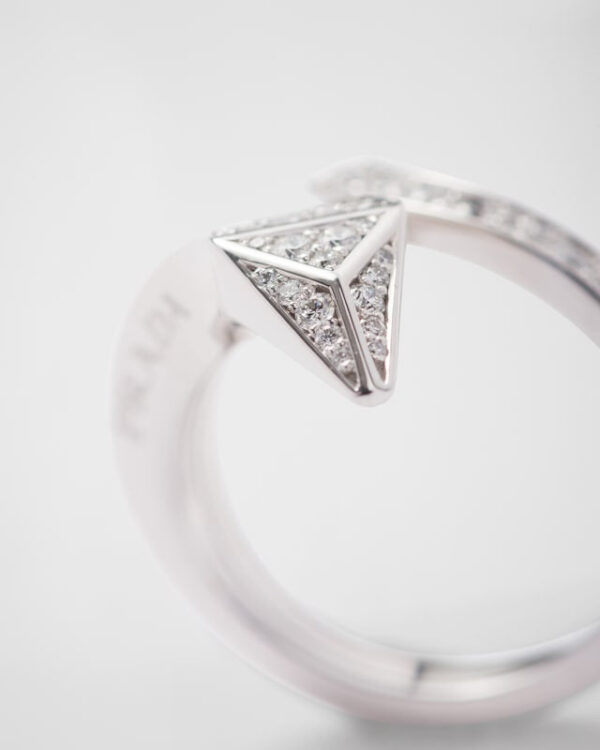 Toxse White Gold Eternal Snake Ring - Image 3