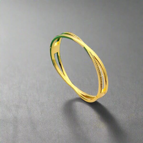 Toxse Atlas X Narrow Hinged Bangle Bracelet - Image 4