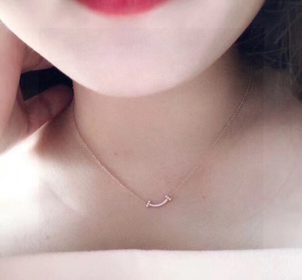 Toxse T Small Diamond Pendant Necklace - Image 7
