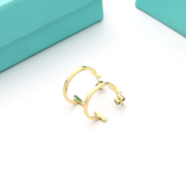Toxse T Hoop Earrings - Image 2