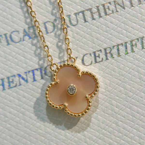 Toxse Sweet Alhambra Pink Clover Necklace - Image 7