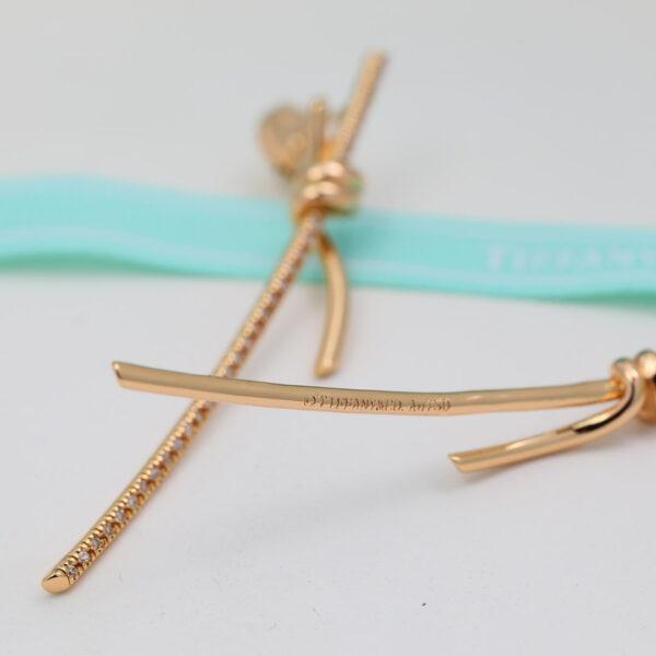 Toxse Knot Drop Diamonds Earrings - Image 12