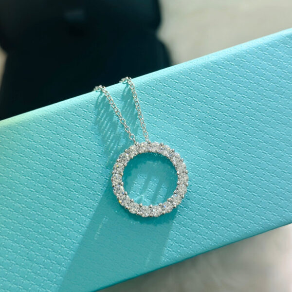 Toxse Circle Diamonds Necklace - Image 8