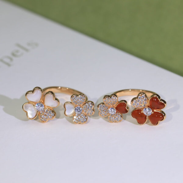Toxse Cosmos Diamond Rose Gold Between The Finger Diamond Ring - Image 9