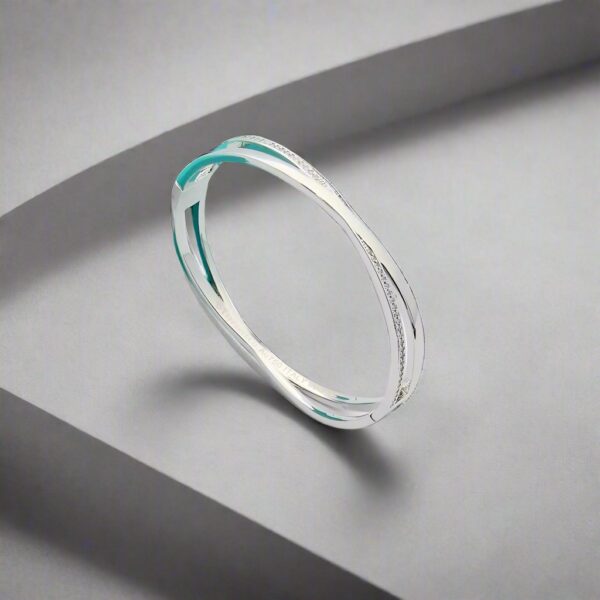 Toxse Atlas X Narrow Hinged Bangle Bracelet - Image 5