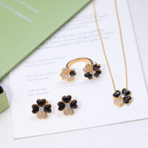 Toxse Cosmos Between The Finger Diamond Black Ring - Image 11