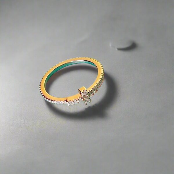 Toxse T Diamond Wire Band Ring - Image 4