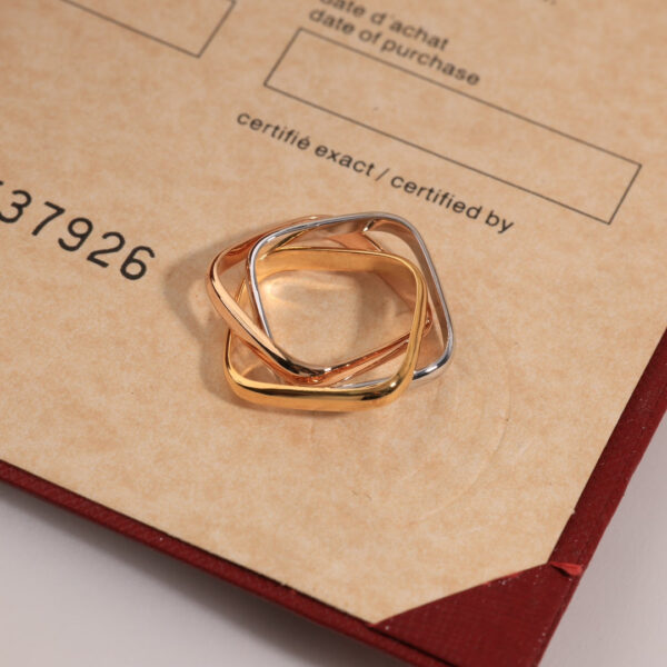 Toxse Trinity Cushion Ring - Image 9