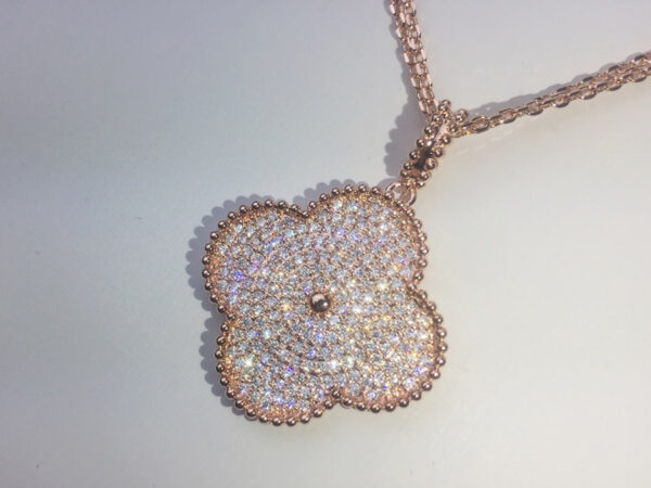 Toxse Magic Alhambra One Motifs Diamonds Clover Necklace - Image 5