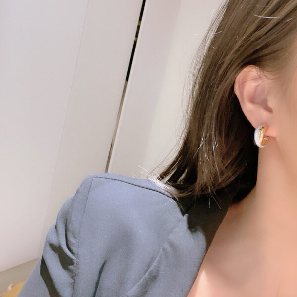 Toxse Trinity Diamond Earrings - Image 4