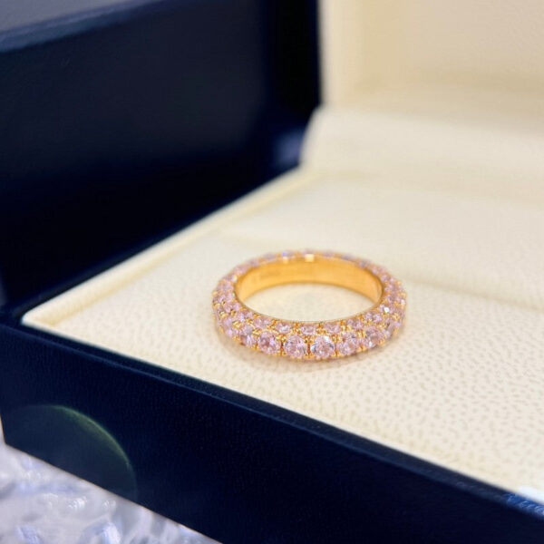 Toxse T Pink Crystal Ring - Image 9