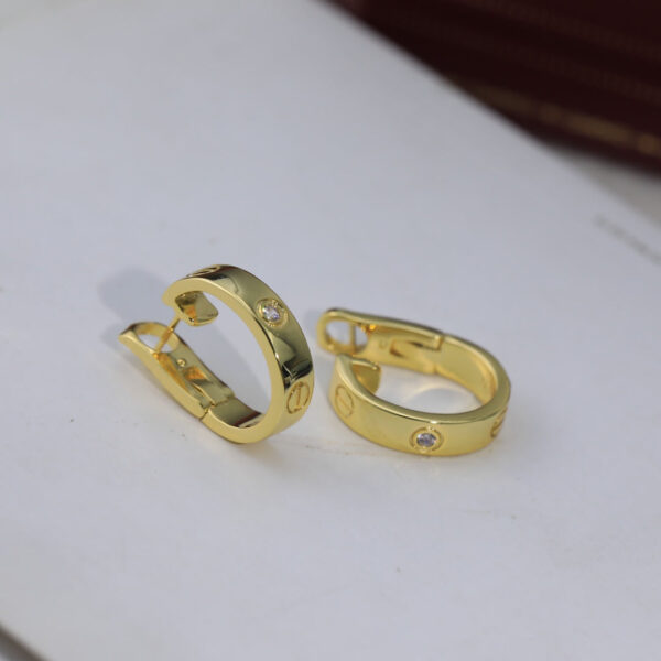 Toxse Love Two Diamonds Earrings - Image 7