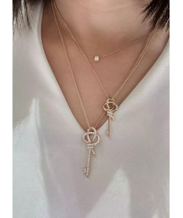 Toxse Keys Woven Diamonds Medium Necklace - Image 7