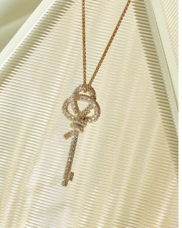 Toxse Keys Woven Diamonds Large Necklace - Image 2