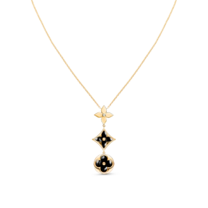 Toxse Star And Sun Onyx Pink Gold Necklace