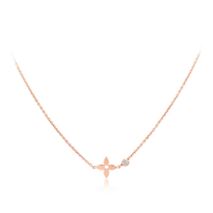 Toxse Blossom Pendant Pink Gold And Diamond