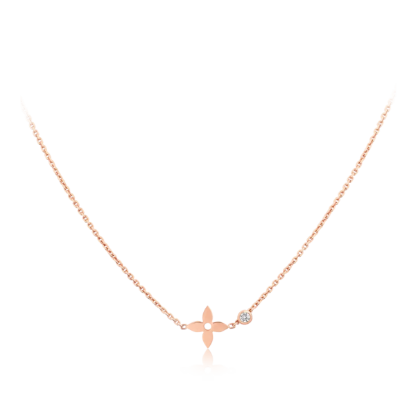 Toxse Blossom Pendant Pink Gold And Diamond