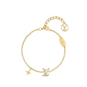 Toxse  Logo Star Motif Gold Bracelet