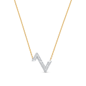 Toxse Volt Silver Diamond Pedant Necklace