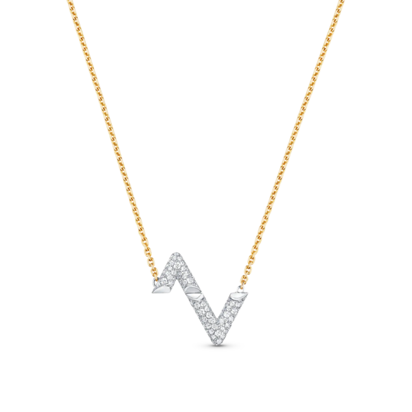 Toxse Volt Silver Diamond Pedant Necklace