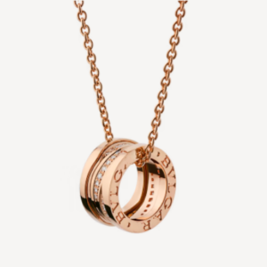 Toxse Zero 1 Pink Gold Diamond Necklace