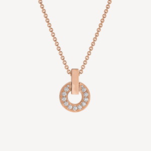 Toxse Gari Necklace Pink Gold Diamond