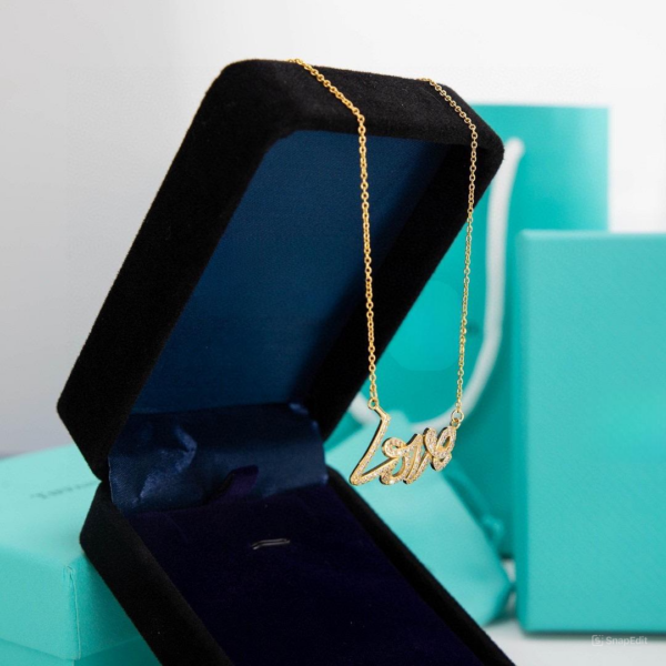 Toxse T - Jewelry Love Diamond Pendant Necklace - Image 4