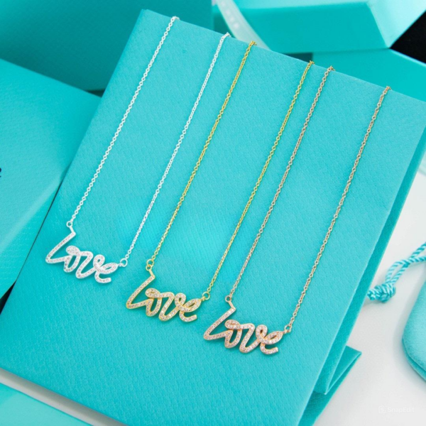 Toxse T - Jewelry Love Diamond Pendant Necklace - Image 3