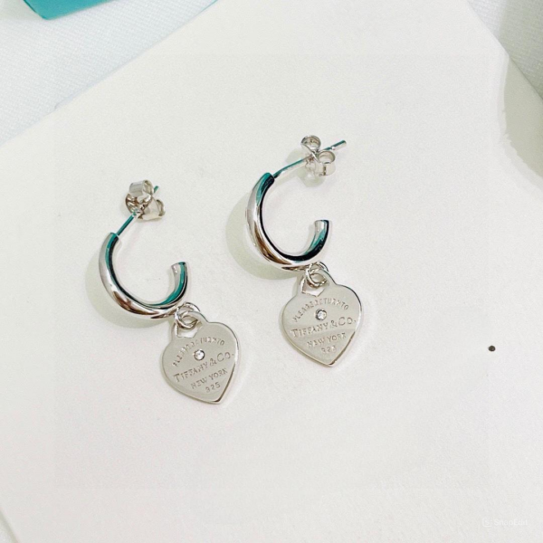 Toxse T - Jewelry Hoop Heart Diamond Earrings - Image 4