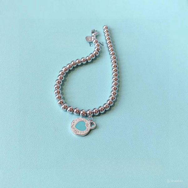 Toxse T - Jewelry Return Bracelet With Blue  Heart Charm - Image 4