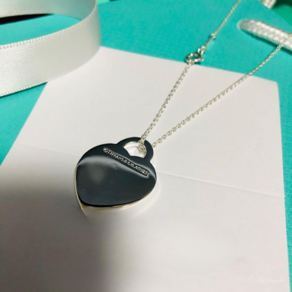 Toxse T - Jewelry Return Color Splash Heart Charm Necklace - Image 4