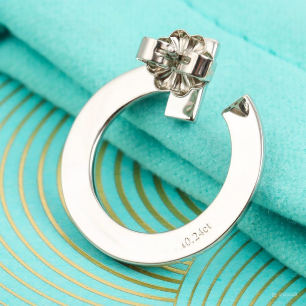 Toxse T - Jewelry T1 Open Hoop Diamond Earrings - Image 7