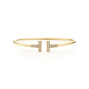 Toxse T Diamond Wire Bracelet