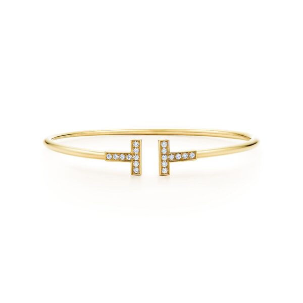 Toxse T Diamond Wire Bracelet
