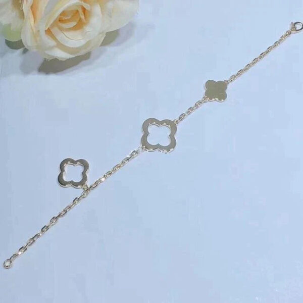 Toxse Pure Clover Gold Bracelet 3 Motifs - Image 3