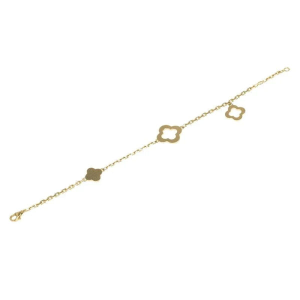 Toxse Pure Clover Gold Bracelet 3 Motifs - Image 5