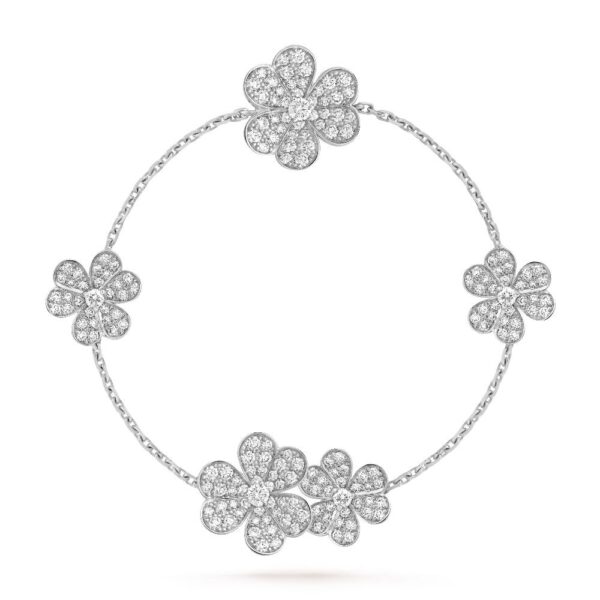 Toxse Frivole Silver 5 Flowers Bracelet