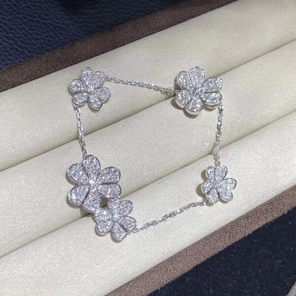 Toxse Frivole Silver 5 Flowers Bracelet - Image 3