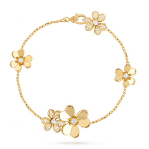 Toxse Frivole Gold 5 Flowers Bracelet