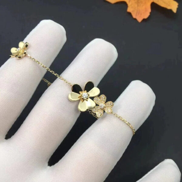 Toxse Frivole Gold 5 Flowers Bracelet - Image 5