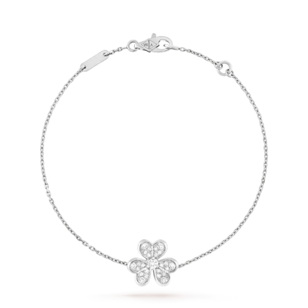 Toxse Frivole Silver Flower Diamond Bracelet