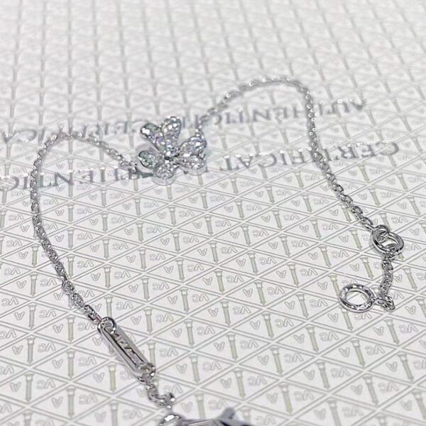 Toxse Frivole Silver Flower Diamond Bracelet - Image 4