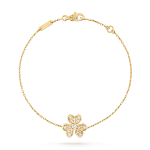 Toxse Frivole Gold Flower Diamond Bracelet