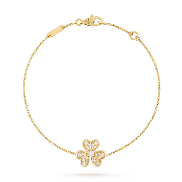 Toxse Frivole Gold Flower Diamond Bracelet