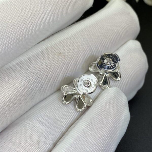 Toxse Frivole Mini Silver Flower Earrings - Image 3
